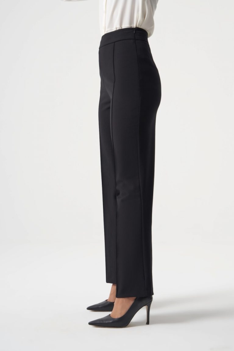 MZL Yün Karışımlı Klasik Siyah Kumaş Pantolon - MZL