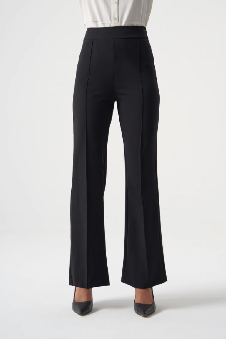 MZL Yün Karışımlı Klasik Siyah Kumaş Pantolon - MZL