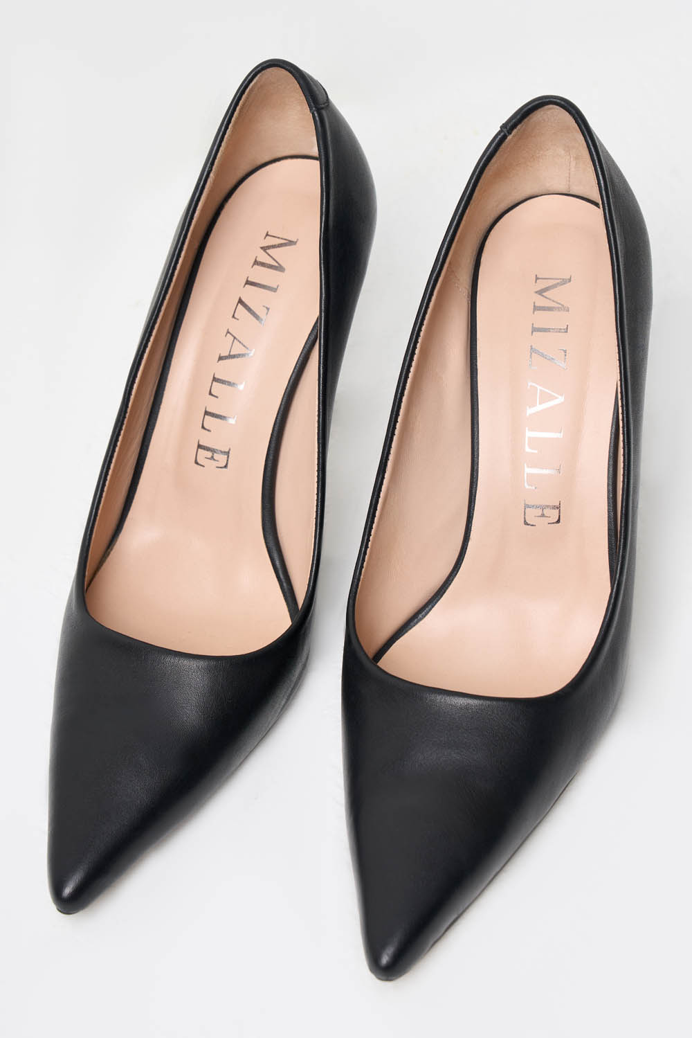 Mizalle Siyah Deri Stiletto - 3