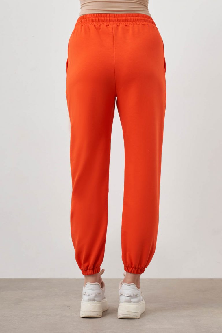 Mizalle Nar Çiçeği Pamuklu Jogger Pantolon - Mizalle