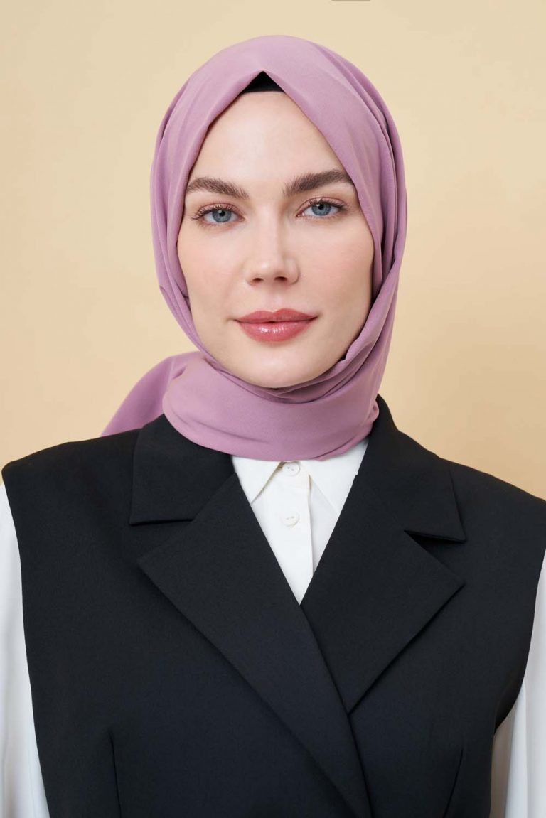 Mizalle Pudra Pembe Medine İpeği Şal - Mizalle