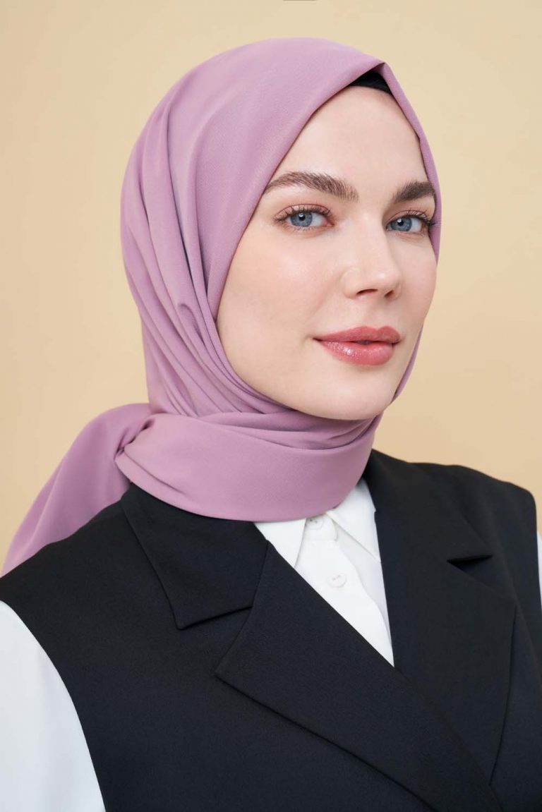 Mizalle Pudra Pembe Medine İpeği Şal - Mizalle