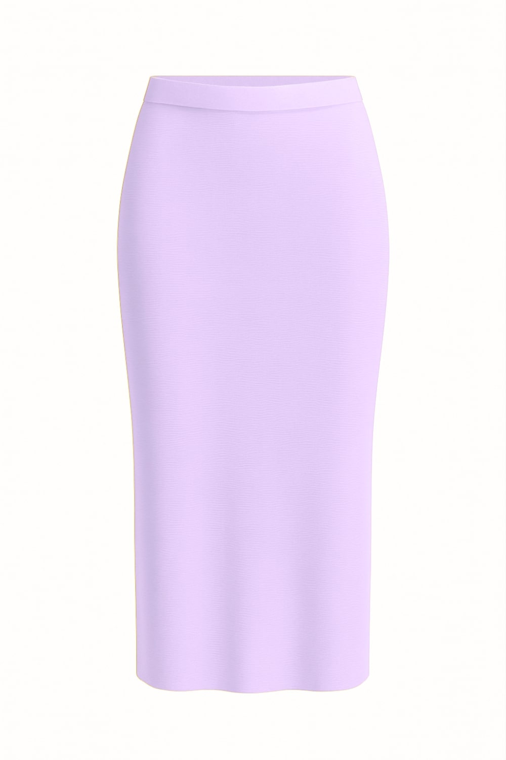 Mizalle Lila Rayon Triko Midi Kalem Etek