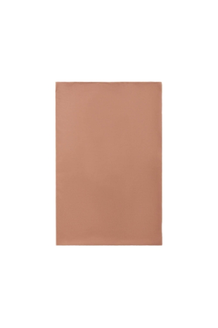 Mizalle - Mizalle Açık Kahverengi Medine İpeği Şal