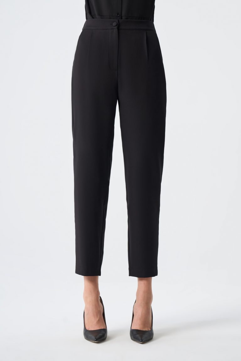 Mizalle Siyah Tek Pile Klasik Siyah Pantolon - Mizalle